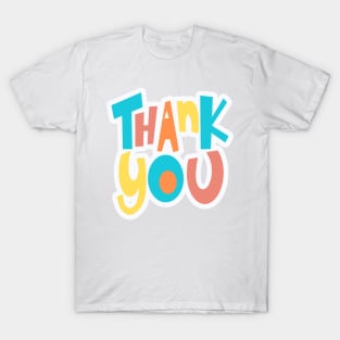 Colorful Thank You T-Shirt